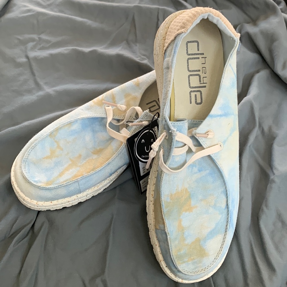 NWT Hey Dude Wendy Tie Dye Shoes